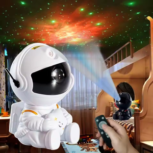 Star Projector Galaxy Night Light – Astronaut Starry Nebula Ceiling LED Lamp with Timer and Remote, Gift for Kids Adults for Bedroom, Christmas, Birthdays & etc.